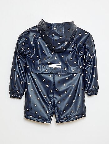 Parka impermeable con capucha totalmente forrada