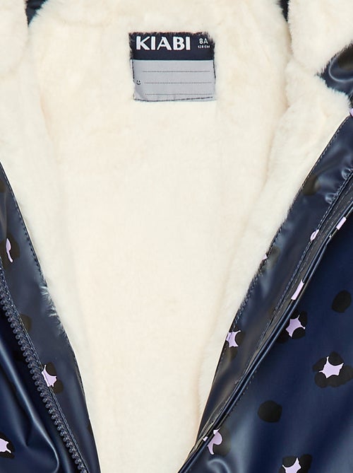 Parka repelente al agua con capucha totalmente forrada - Kiabi