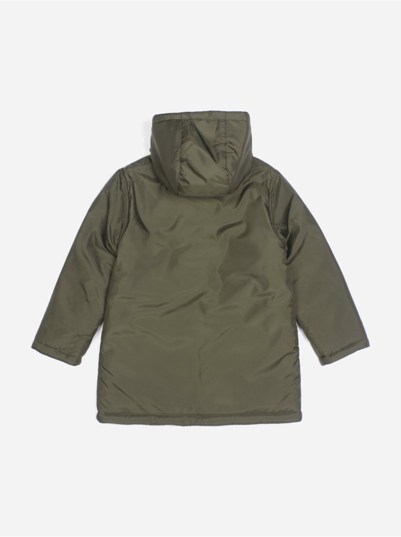 Parka reversible - Nike Caqui - Kiabi