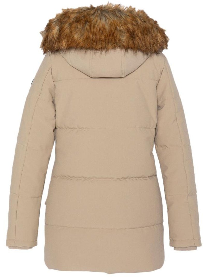 Parka Schott para Mujer Beige - Kiabi