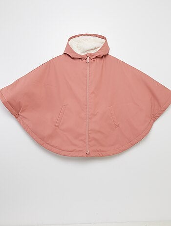 Parka tipo poncho de pelo sintético - So Easy