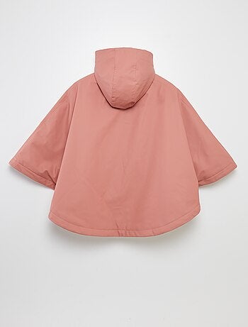 Parka tipo poncho de pelo sintético - So Easy