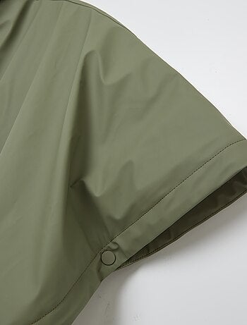 Parka tipo poncho de pelo sintético - So Easy