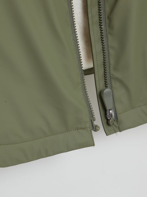 Parka tipo poncho de pelo sintético - So Easy - Kiabi