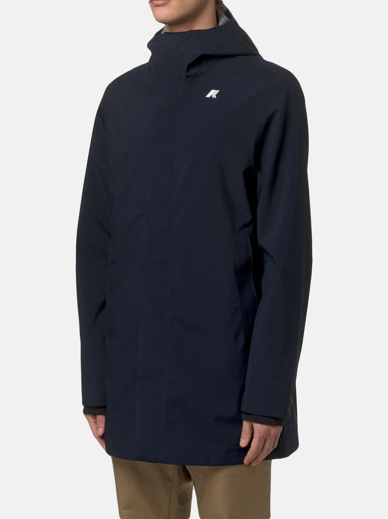 Parka Tommy Bonded Jersey - K-Way Azul - Kiabi