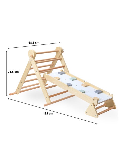 Parque de juegos Montessori madera escalera Mamabrum - Kiabi