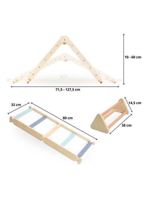 Parque de juegos Montessori madera escalera Mamabrum - Kiabi