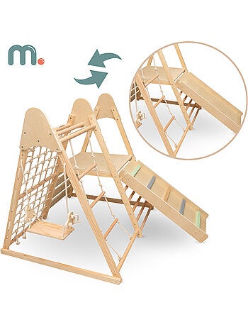 Parque infantil de madera 5 en 1 mamabrum desde los 3 años