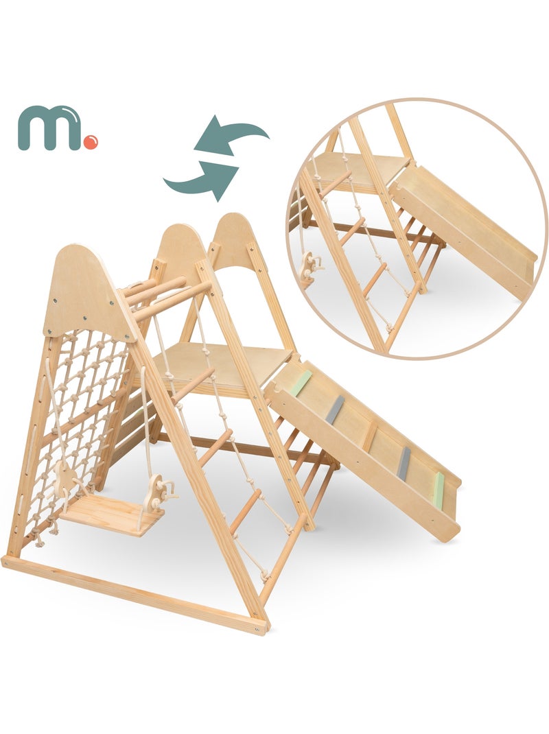 Parque infantil de madera 5 en 1 mamabrum desde los 3 años Beige - Kiabi