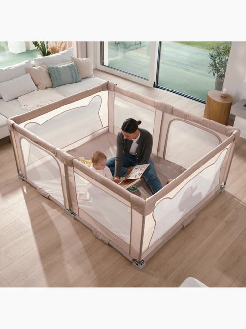 Parque infantil grande LIONELO Florence - Montaje muy rápido - Espacio muy amplio - Bolsa incluida - Kiabi