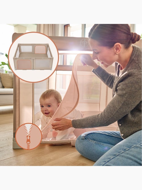 Parque infantil grande LIONELO Florence - Montaje muy rápido - Espacio muy amplio - Bolsa incluida - Kiabi