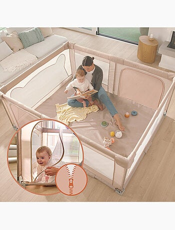 Parque infantil grande LIONELO Florence - Montaje muy rápido - Espacio muy amplio - Bolsa incluida