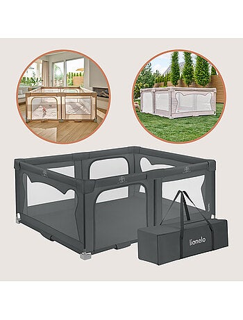 Parque infantil grande LIONELO Florence - Montaje muy rápido - Espacio muy amplio - Bolsa incluida