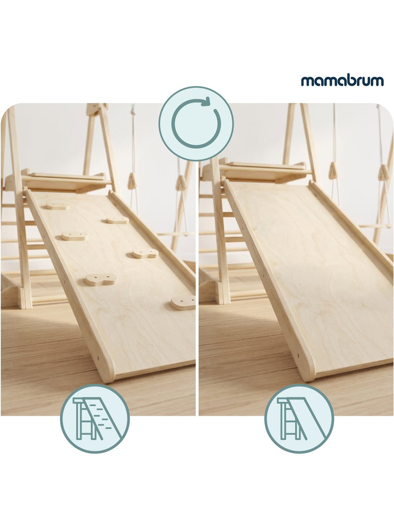 Parque infantil interior de madera 3 en 1 mamabrum desde 3 años Beige - Kiabi
