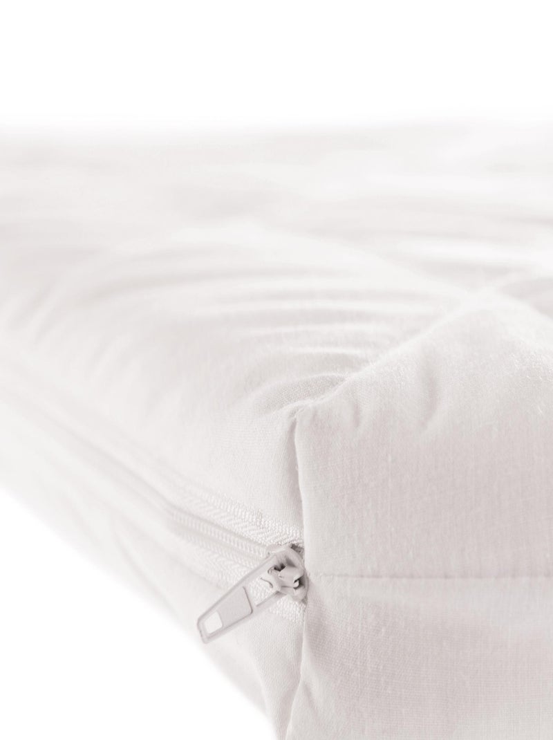 Parque infantil móvil de madera con alfombra repelente y colchón desenfundable 'Roba roba Style' Blanco Gris - Kiabi