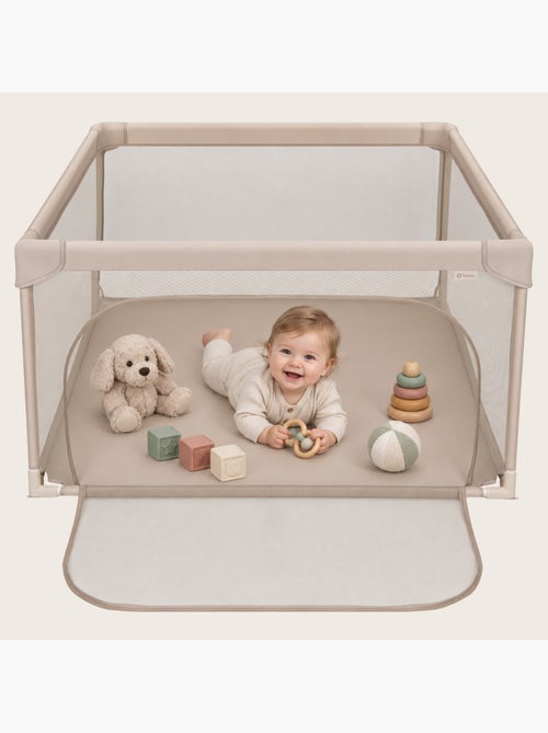 Parque infantil para bebés lionelo willow - espacio extra grande - laterales de malla - rejilla de s - Kiabi Parque infantil para bebés lionelo willow - espacio extra grande - laterales de malla - rejilla de s - Kiabi