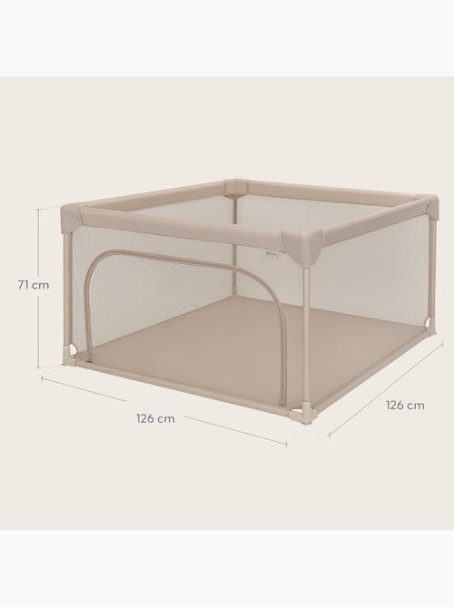 Parque infantil para bebés lionelo willow - espacio extra grande - laterales de malla - rejilla de s - Kiabi Parque infantil para bebés lionelo willow - espacio extra grande - laterales de malla - rejilla de s - Kiabi