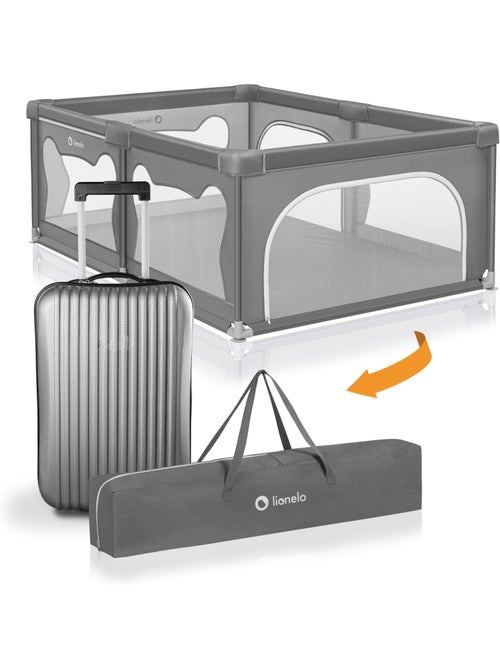 Parque infantil para bebés LIONELO Willow - Espacio extra grande - Laterales de malla - Rejilla de s - Kiabi