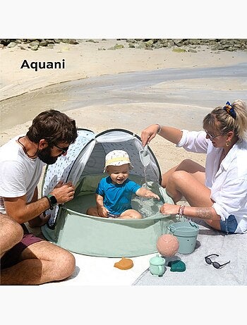 Parque infantil, piscina y cuna auxiliar 3 en 1, con protección UV Aquani Provence 'Babymoov'