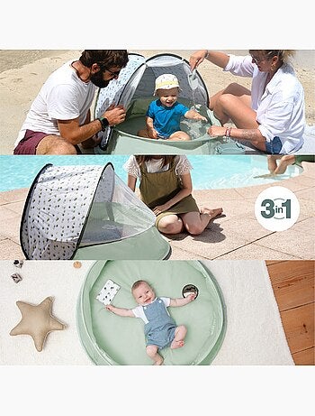 Parque infantil, piscina y cuna auxiliar 3 en 1, con protección UV Aquani Provence 'Babymoov'