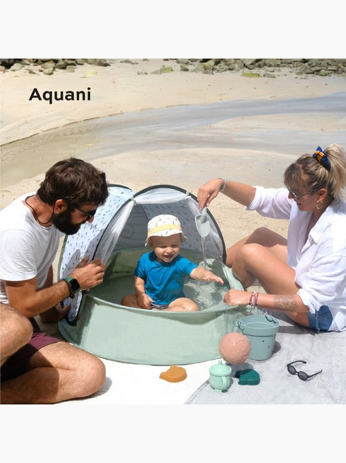 Parque infantil, piscina y cuna auxiliar 3 en 1, con protección UV Aquani Provence 'Babymoov' - Kiabi Parque infantil, piscina y cuna auxiliar 3 en 1, con protección UV Aquani Provence 'Babymoov' - Kiabi