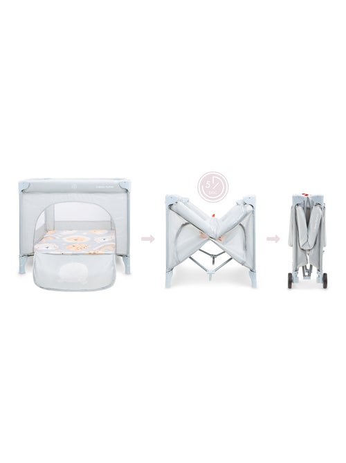 Parque infantil plegable Moby-System Teddy con colchón y bolsa de transporte - Kiabi Parque infantil plegable Moby-System Teddy con colchón y bolsa de transporte - Kiabi