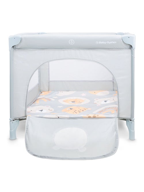 Parque infantil plegable Moby-System Teddy con colchón y bolsa de transporte - Kiabi Parque infantil plegable Moby-System Teddy con colchón y bolsa de transporte - Kiabi
