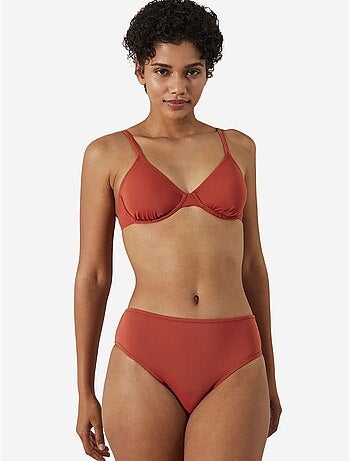 Parte superior de bikini básica con aros penti