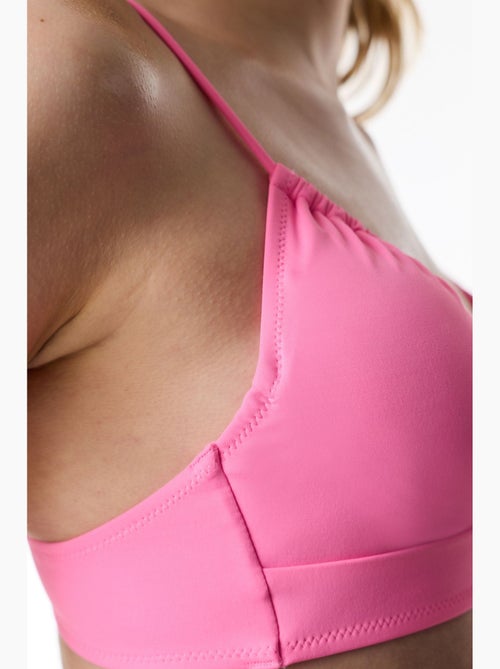 Parte superior de bikini con apertura frontal penti - Kiabi Parte superior de bikini con apertura frontal penti - Kiabi