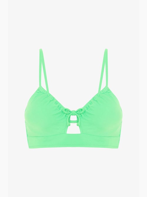 Parte superior de bikini con aros y tirantes fijos penti - Kiabi Parte superior de bikini con aros y tirantes fijos penti - Kiabi