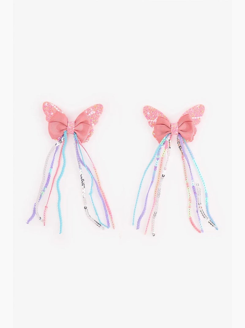 Pasador butterfly para niña penti Rosa - Kiabi