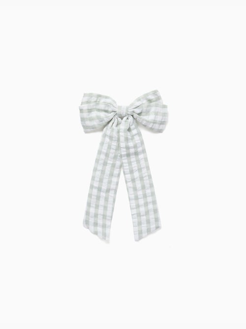 Pasador con lazo con estampado Vichy B&S - Kiabi