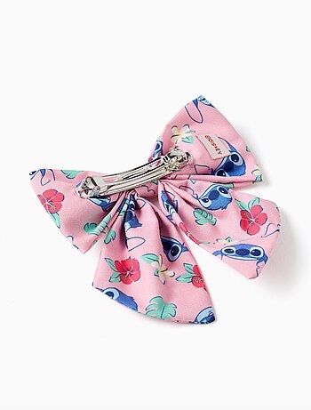 Pasador con lazo y motivo Stitch