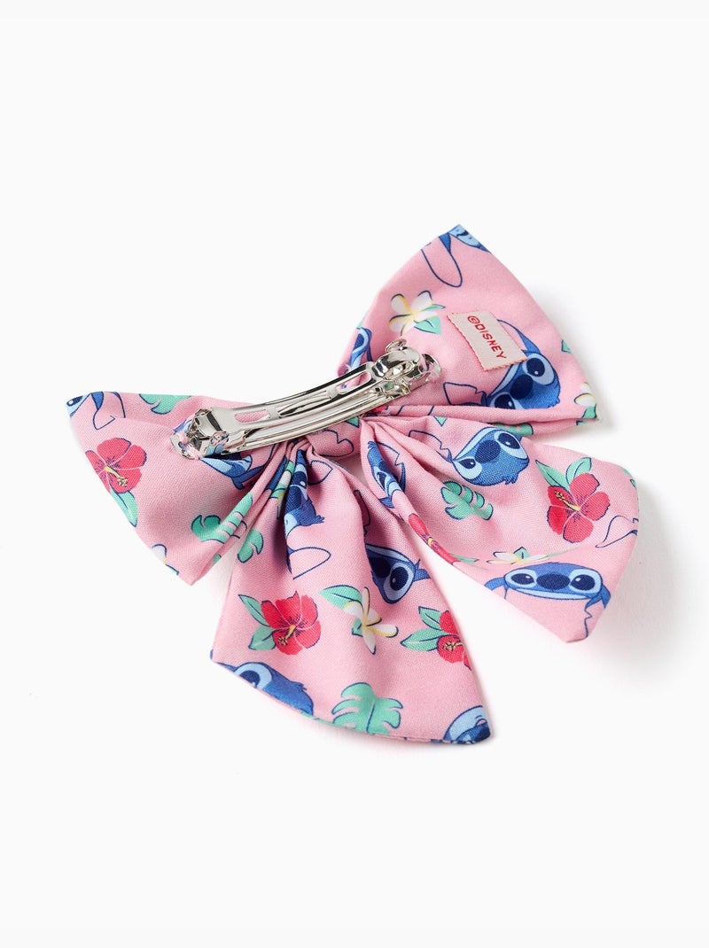 Pasador con lazo y motivo Stitch Rosa claro - Kiabi