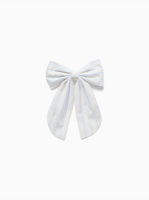 Pasador para el pelo con lazo a rayas B&S - Kiabi