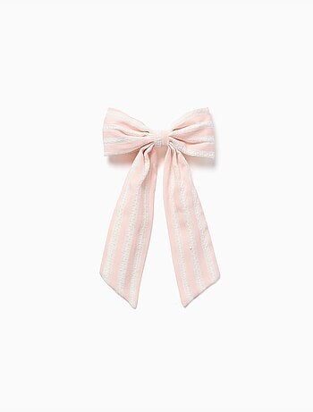 Pasador para el pelo con lazo a rayas