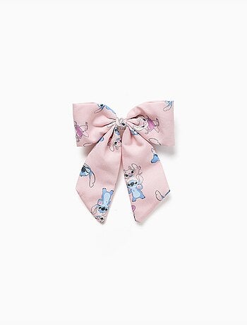 Pasador para el pelo con lazo y estampado de Stitch