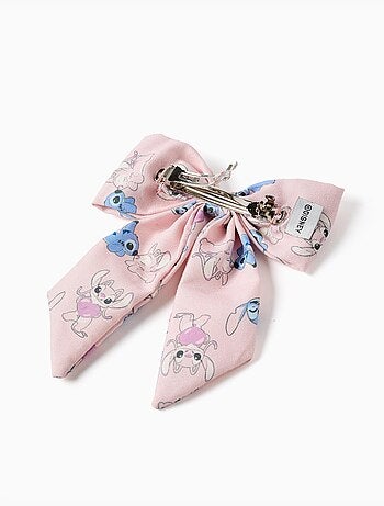 Pasador para el pelo con lazo y estampado de Stitch