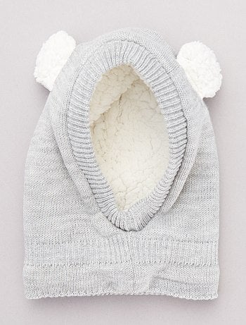 Pasamontañas con forro de borreguito - Kiabi