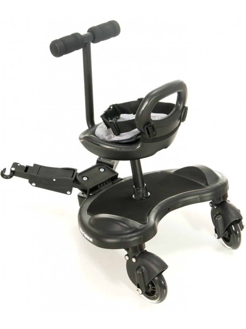 Patin paseo carrito universal asiento niño ruedas LED 2-5 años 20 kg N/D - Kiabi