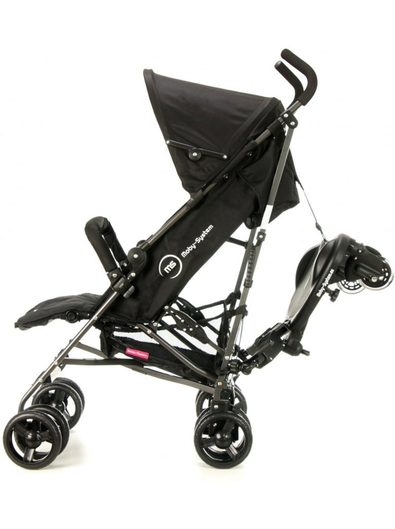 Patin paseo carrito universal asiento niño ruedas LED 2-5 años 20 kg N/D - Kiabi