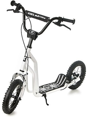 Patinete 12 pulgadas ruedas grandes acero manillar regulable 50 kg en71