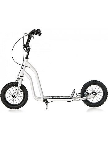 Patinete 12 pulgadas ruedas grandes acero manillar regulable 50 kg en71
