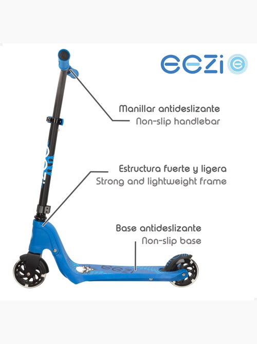 Patinete 2 ruedas con luces eezi - Kiabi
