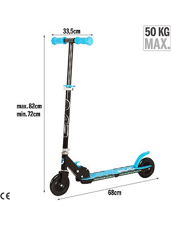 Patinete 2 ruedas luces multicolor evo