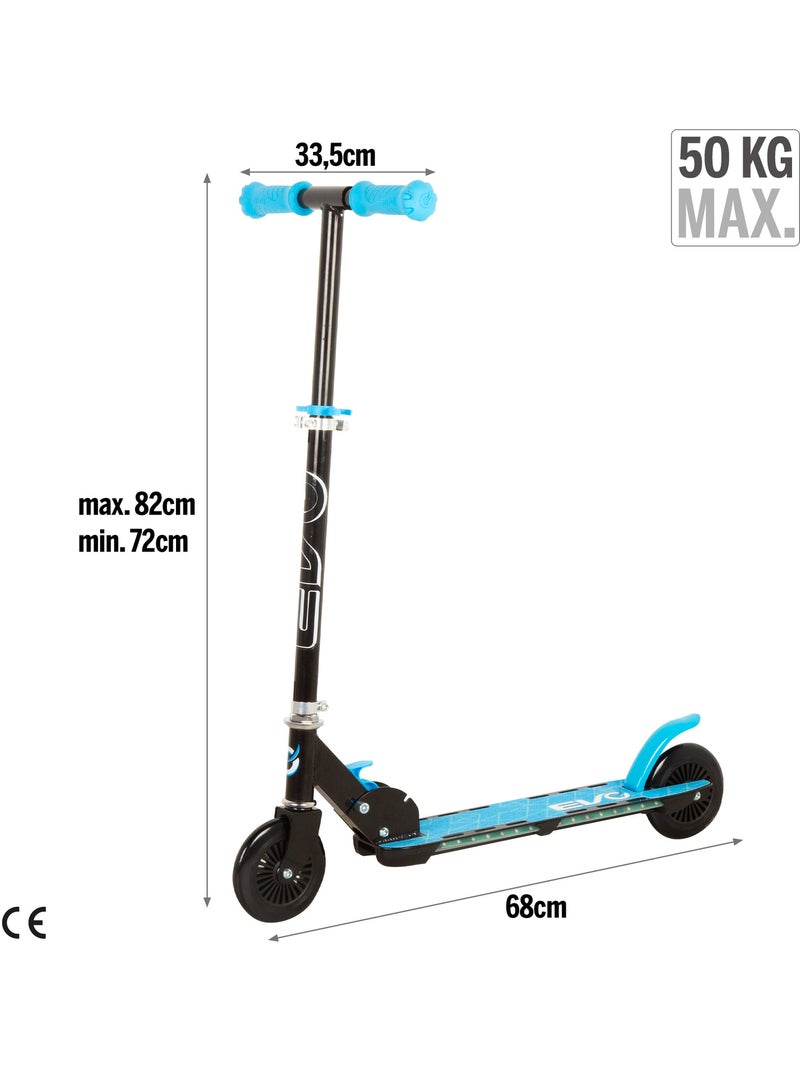 Patinete 2 ruedas luces multicolor evo Azul - Kiabi