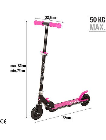 Patinete 2 ruedas luces multicolor evo