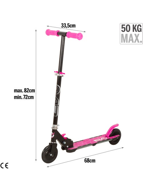 Patinete 2 ruedas luces multicolor evo - Kiabi