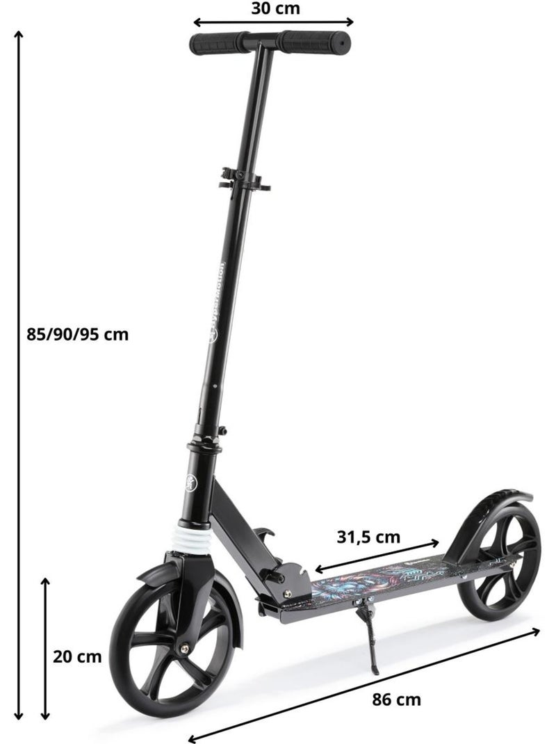 Patinete 2 ruedas plegable niños y adolescentes ruedas 200 mm – HyperMotion N/D - Kiabi
