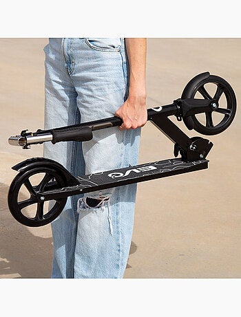 Patinete 2 ruedas plegable y ajustable altura evo